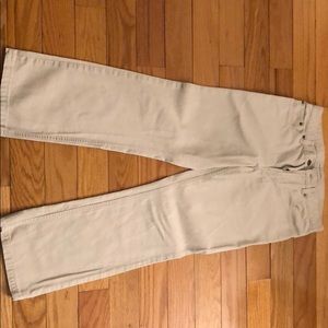 Banana republic off white 5 pocket pant